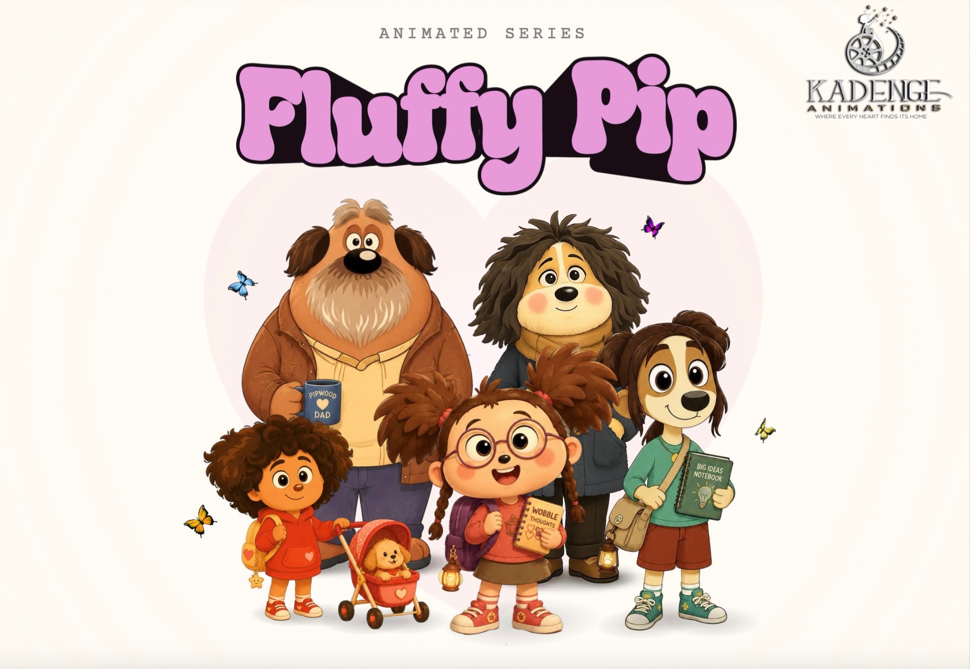 The Fluffy Pip family: Pip Pippin and the residents of Pipwood